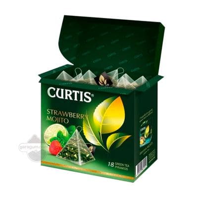 Gök çaý Curtis "Ýertudanaly mohito" piramida haltajykly, 18 sany, 34 gr