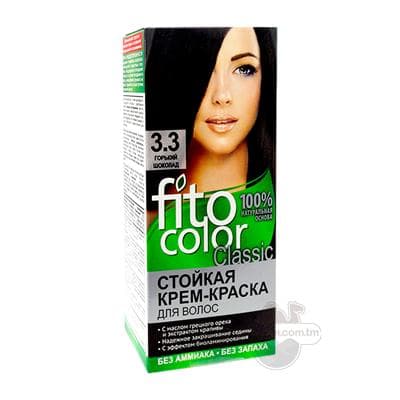 Saç üçin krem-kraska Fito color (3.3) - Ajy şokolad, 50 ml