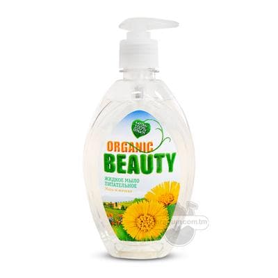 Suwuk sabyn iýmitlendiriji ORGANIC BEAUTY "Мат-и-мачеха", 500 ml