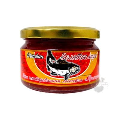 Losos balyk gyzyl ikrasy "Золотое море", 220 gr