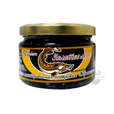 Bekre balyk gara ikrasy "Золотое море", 220 gr