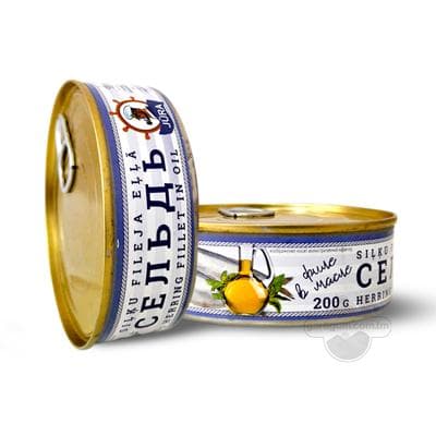 "JURA" Balyk filesi (selýodka) ýagda, 200 gr