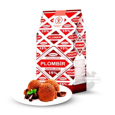 Doňdurma "iceland" şokoladly plombir 15%, 500 gr