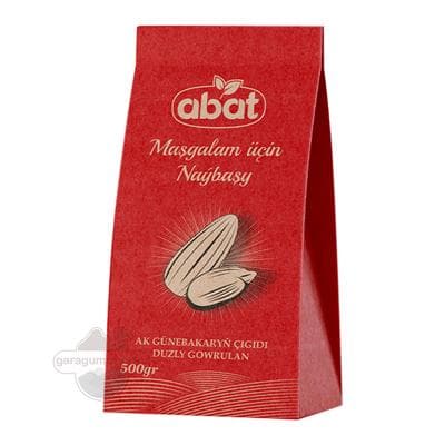 Ak günebakar çigidi Abat "Maşgalam üçin naýbaşy" gowurlan, 500 gr