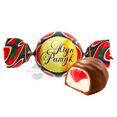 Şokoladly süýjiler Täze aý "Altyn Pamyk", 250 gr (±15 gr)