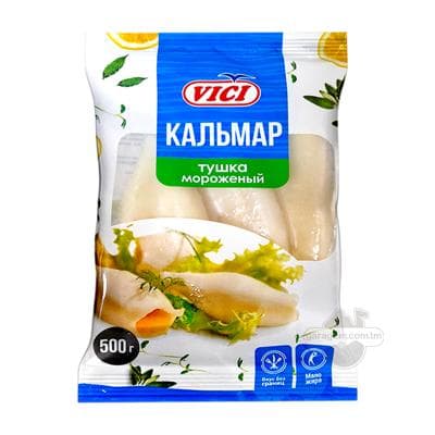 Doňdurylan kalmar bölekleri VICI "Дальневосточный", 500 gr