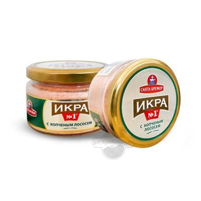 Ikra №1 "Санта Бремор" kakadylan losos bilen, 180 gr