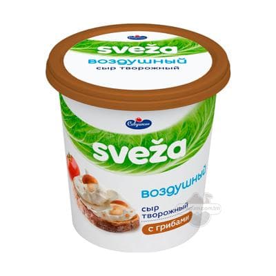 Doragly peýnir Савушкин "Воздушный" kömelekli 60%, 150 gr
