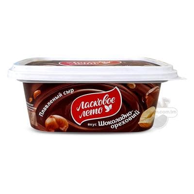 Kakaoly süýji ereme peýnir "Ласковое лето" şokolad-funduk tagamly, 170 gr