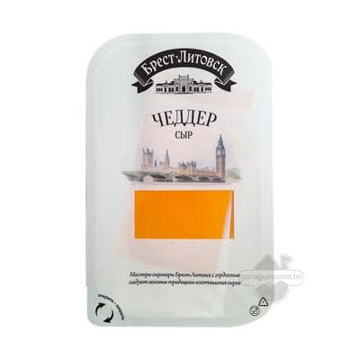 Dilimli peýnir Брест-Литовск "Чеддер" 45%, 130 gr