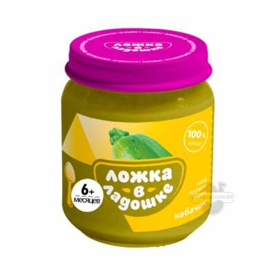 Pýure Ложка в ладошке kabaçok (6 aýdan başlap), 100 gr