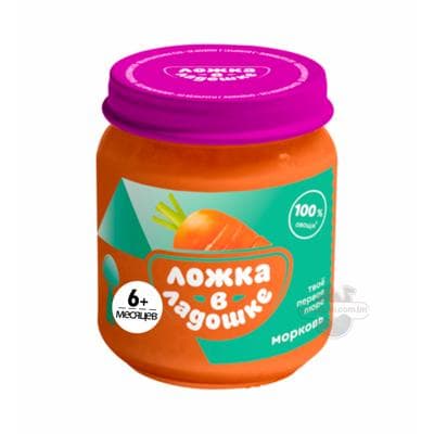 Pýure Ложка в ладошке käşir (6 aýdan başlap), 100 gr
