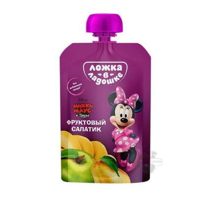 Pýure Ложка в ладошке "Disney. Микки Маус" miweli içdaçarjyk (9 aýdan başlap), 100 gr