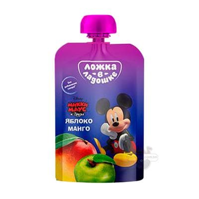 Pýure Ложка в ладошке "Disney. Микки Маус" alma, mango (9 aýdan başlap), 100 gr