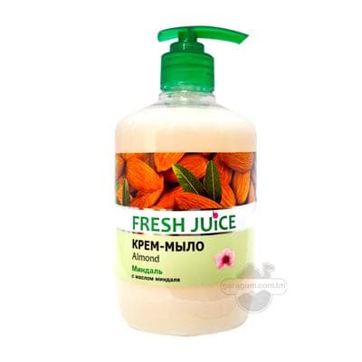 Krem sabyny Fresh Juice "Almond" mindal ýagy bilen, 460 ml