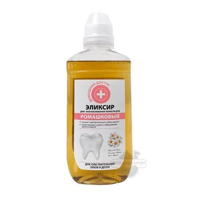 Agyz çaýkamak üçin eliksir Домашний Доктор "Çopantelpekli", 300 ml