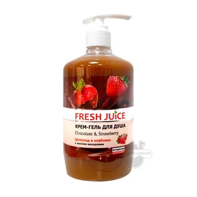 Duş krem-geli Fresh Juice "Chocolate & Strawberry", 750 ml
