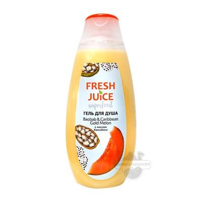 Duş geli Fresh Juice "Baobab & Caribbean Gold Melon", 400 ml