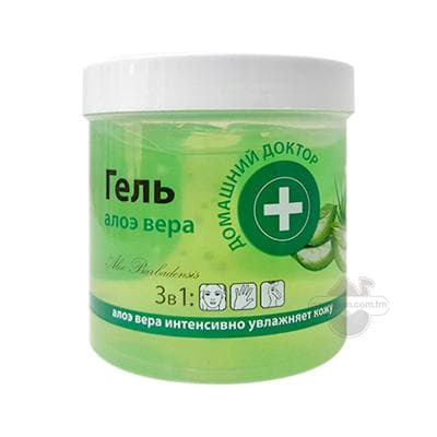 Ýüz we beden üçin gel "Домашний Доктор" Aloe wera 3 in 1, 250 ml