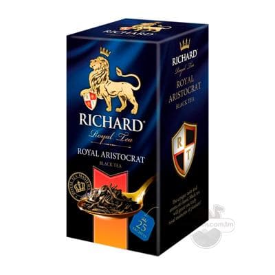 Gara çaý Richard Royal Aristocrat haltajykly, 25 sany, 50 gr