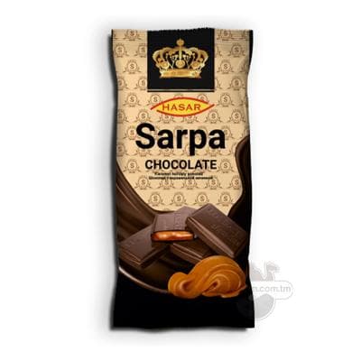 HASAR "Sarpa" karamel huruşly şokolad, 90 gr