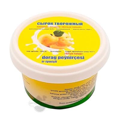 "Altyn talyp" dorag peýnirçesi ir-iýmişli, 200 gr