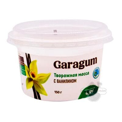 "Garagum" wanilinli dorag garyndysy, ýaglylygy 4.5%, 150 gr