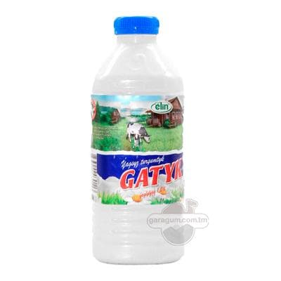 "Elin" ýagsyz turmuştyk gatyk, 1%, 900 ml