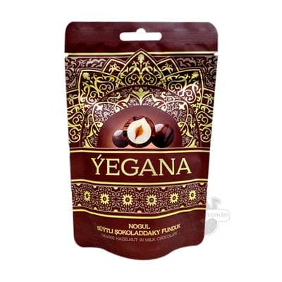 Nogul "Ýegana" funduk süýtli şokoladly, 80 gr