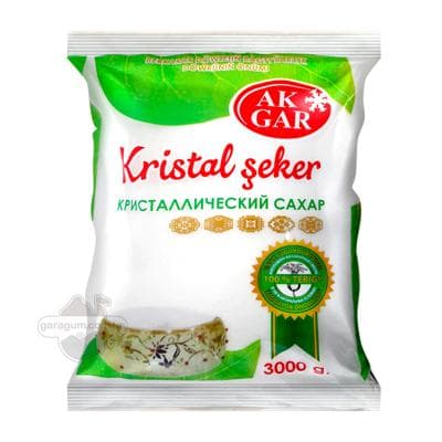 Ak şeker Ak Gar "Kristal şeker", 3 kg