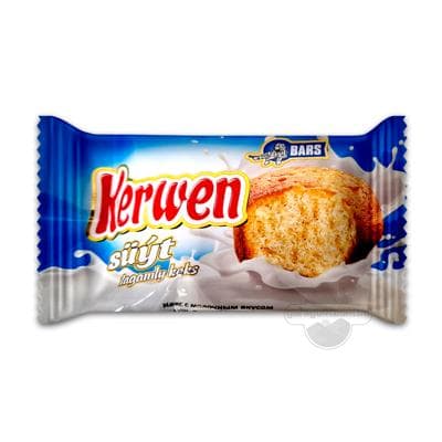Bars "Kerwen" süýt tagamly keks, 25 gr