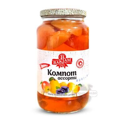 Kompot "Bakjam" assorti, 1000 ml