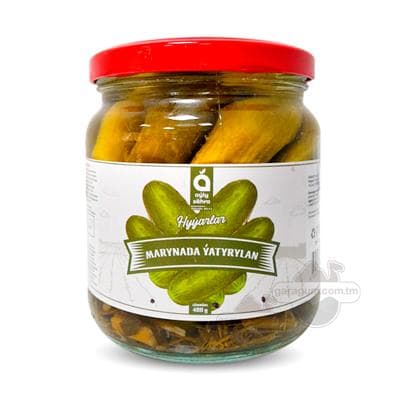 Marinada ýatyrylan hyýar "Aýly Sähra", 480 gr