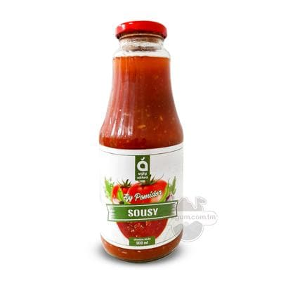 Ajy pomidor sousy "Aýly Sähra", 500 ml