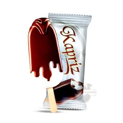 Doňdurma "Erteki" Kapriz şokolad örtükli plombir, 75 gr