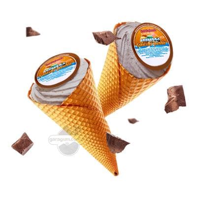 Doňdurma "Bal-gaýmak" şokoladly, wafli konus, 100 gr