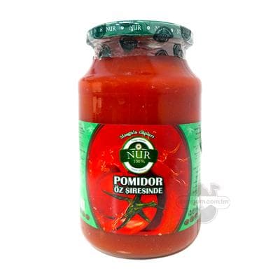 "Nur" pomidor öz şiresinde, 900 gr