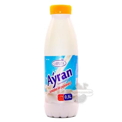 Aýran "Garpamyk" ýaglylygy 1,5%, 0.5 lt