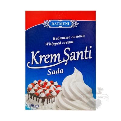 Çişirilen gaýmak Datmeni "Krem Şanti" sada, 150 gr