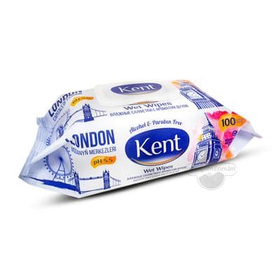 Hoş boý ysly çygly salfetkalar Kent "LONDON", 100 sany