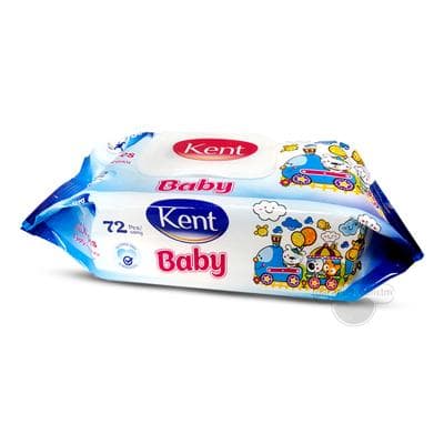 Çygly salfetkalar Kent "Baby", 72 sany