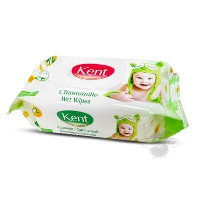 Çygly salfetkalar Kent "Baby" Çopantelpek, 72 sany