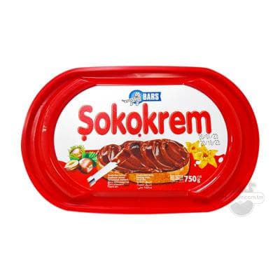 BARS "Şokokrem " şokolad pastasy, 750 gr