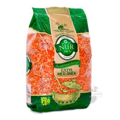 Nur Gyzyl merjimek, 750 gr