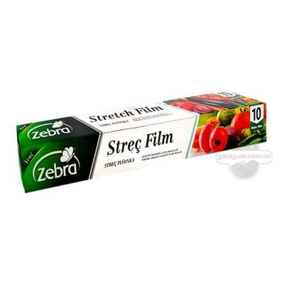 Azyk önümleri üçin streç plýonka "Zebra" (30 cm x 10 m)