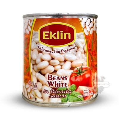 Ak fasol "Eklin" pomidor sously, 400 gr