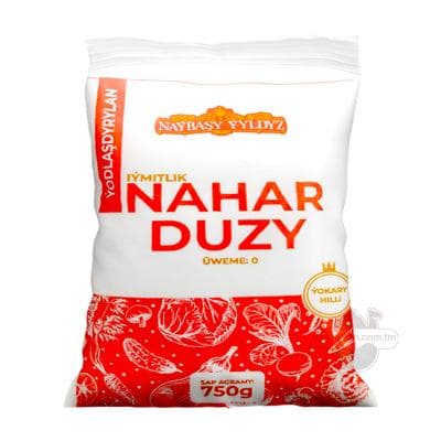 Nahar duzy "Naýbaşy Ýyldyz" ownuk üwelen, 750 gr