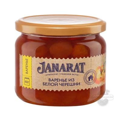 Ak çereşnýa mürepbesi "Janarat", 450 gr