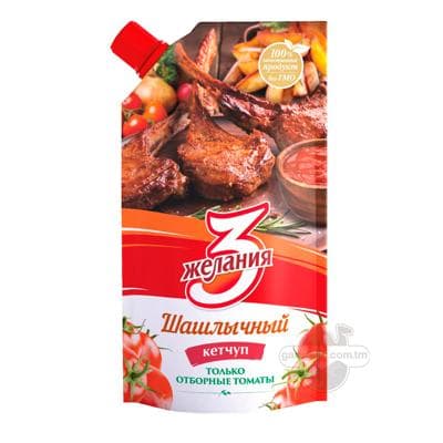 Ketçup "3 желания" çişlik tagamly, 250 gr