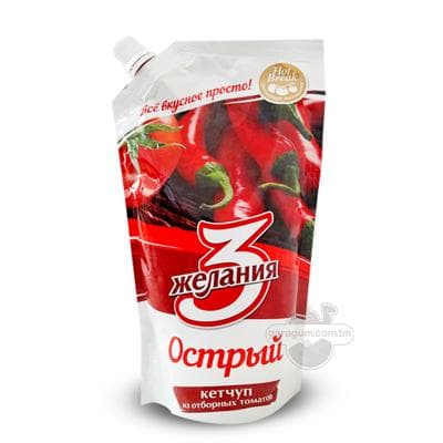 Ketçup "3 желания" ajy, 250 gr